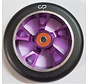 Crisp Drilled Alloy 125mm Wheel Purple