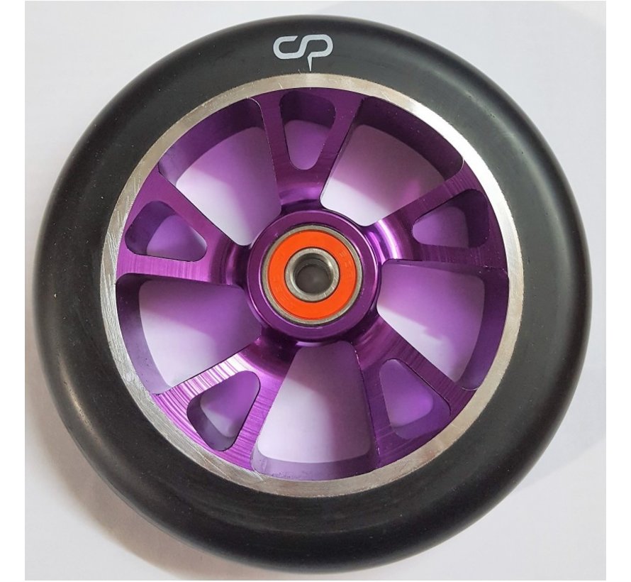 Cerchio in lega forata Crisp da 125 mm viola