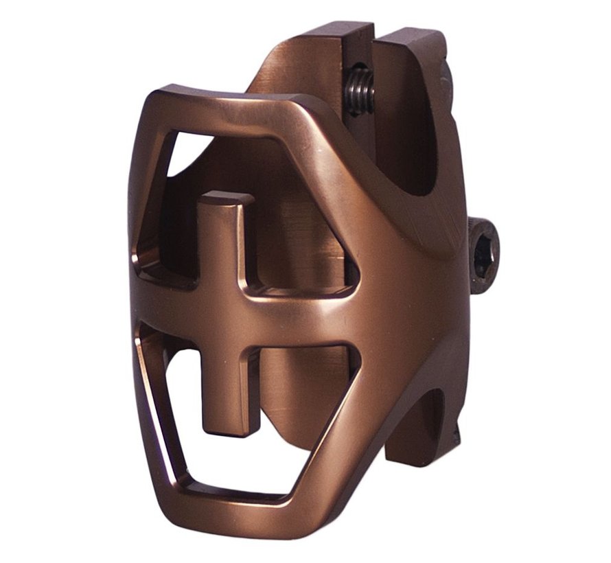 District Light Weight Triple Clamp Bronze - Surdimensionné