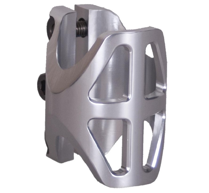 District Light Weight Triple Clamp Silver- Standard