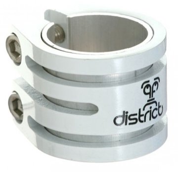 District District Double lightweight clamp white