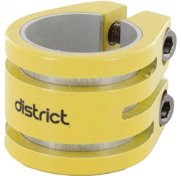 District District Double lightweight clamp Yellow