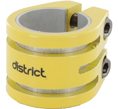 District District Double lightweight clamp Yellow