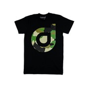 District T-shirt con logo del distretto mimetica