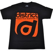District Timbro sulla maglietta dello scooter del distretto