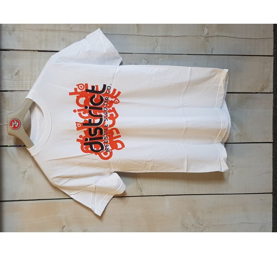 District Stunt Scooter T-shirt White