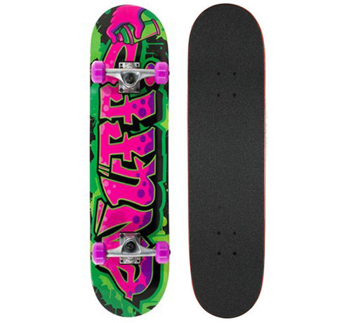 Enuff 29'' (73,7 cm) Enuff Graffiti Mini-Skateboard Grün / Pink