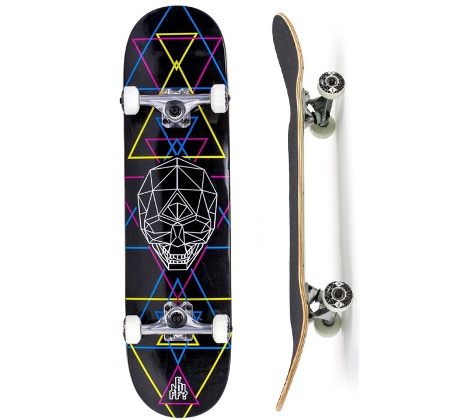 Enuff Geo Skull Skateboard 8.0 CMYK