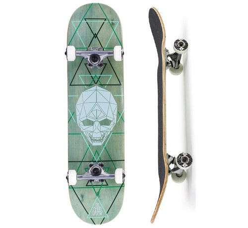 Enuff  Enuff Geo Skull Skateboard 8.0 Green