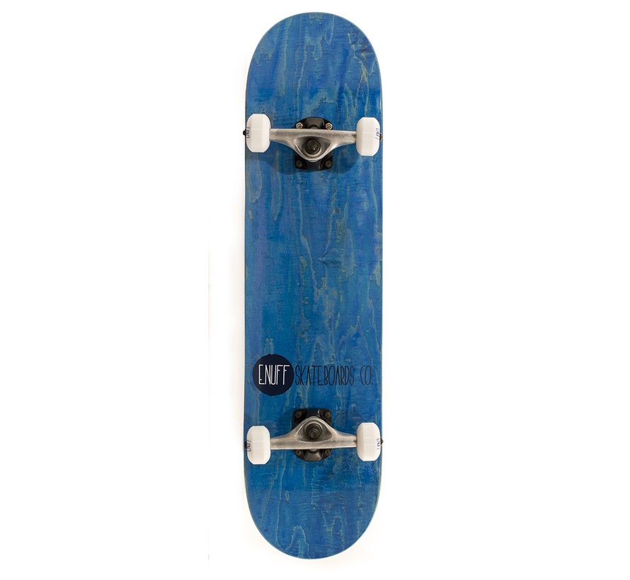 Enuff Logo Stain Skateboard 8.0" Blue