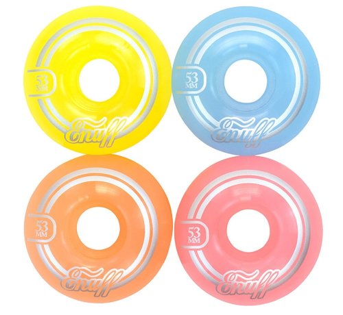 Enuff  Skateboard wheels pastel 53mm (set of four)