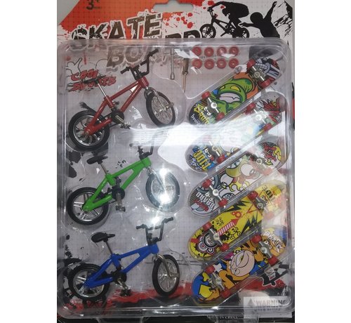 Streetsurfshop vinger toy set 8 stuks