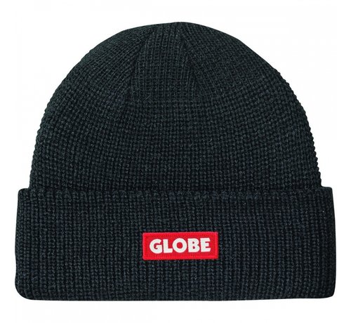Globe  Globe Bar Beanie Black Red Logo