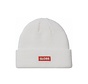 Globe Bar Beanie White