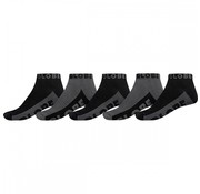 Globe Calcetines tobilleros Globe negro/gris, paquete de 5