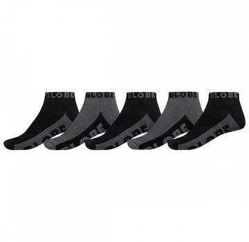 Globe Globe Black/Grey Ankle Sock 5pack