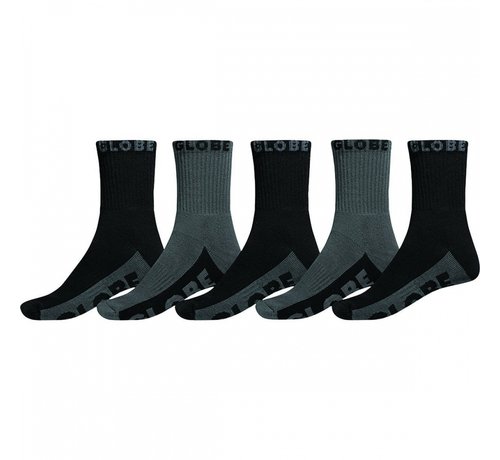 Globe  Calcetines Globe Negro/Gris Calcetines 5 unidades