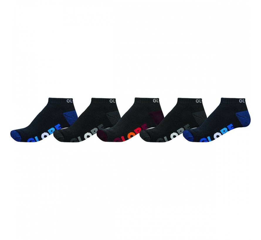 Globe Multi Stripe Ankle Sock 5pack