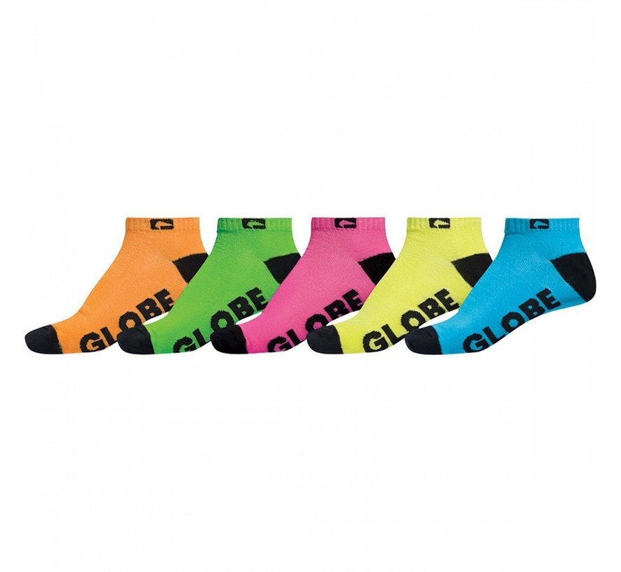 Globe Neon Ankle Sock 5pack