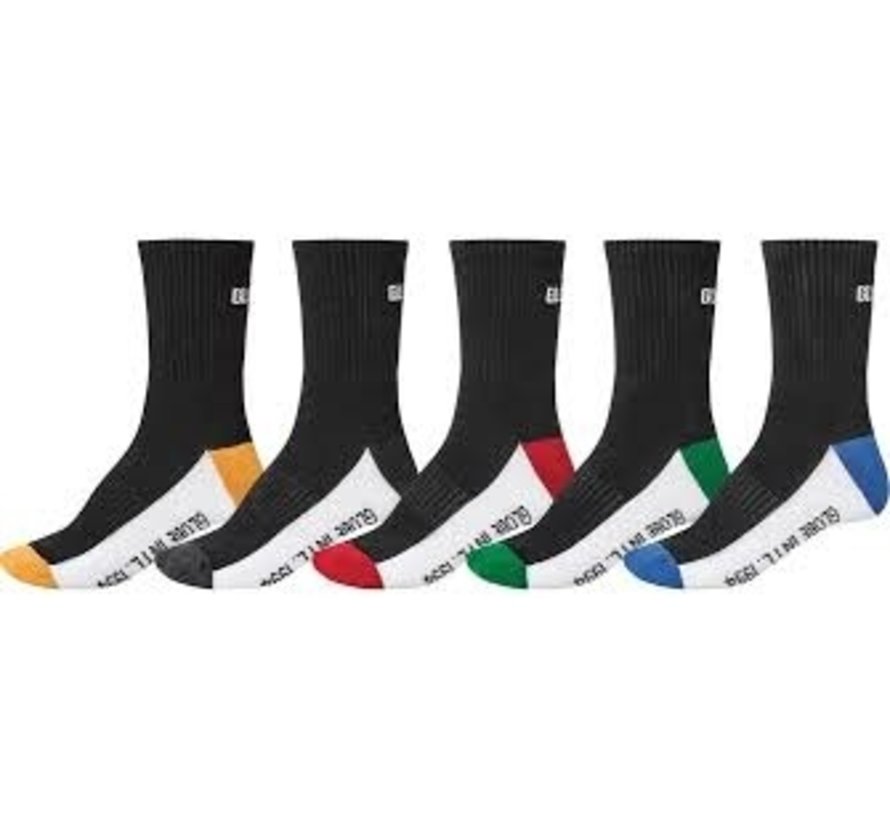 Globe Prime Crew Socks 5pack