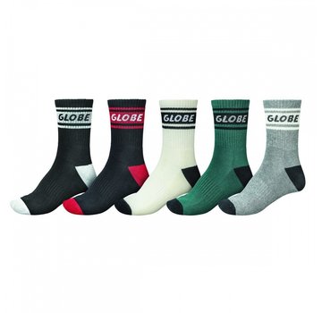 Globe Globe Schooler Crew Sock 5PK