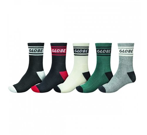 Globe  Globe Schooler Crew Sock 5PK