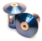 Grit Grit Bar Ends Blu