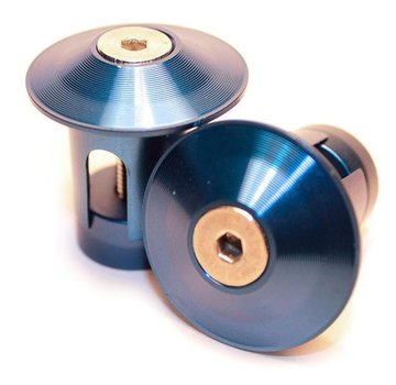 Grit Końcówki drążka Grit Bar Ends w kolorze niebieskim