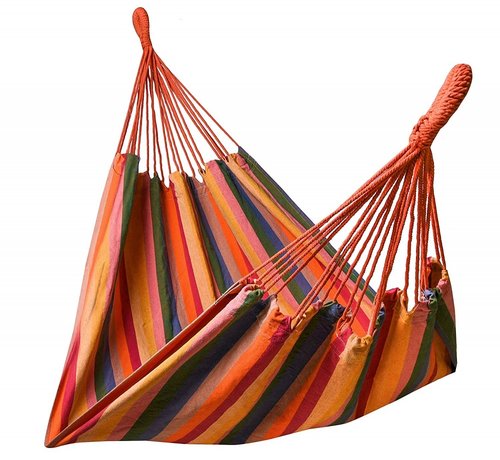 Recommand  2 Person Hammock up to 200kg - Red Striped