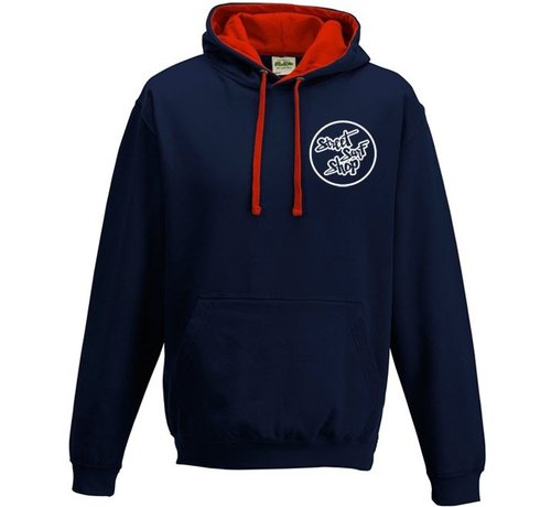 Streetsurfshop  Felpa con cappuccio Streetsurfshop Navy Rosso