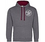 Streetsurfshop Hoodie Anthrazit Burgund