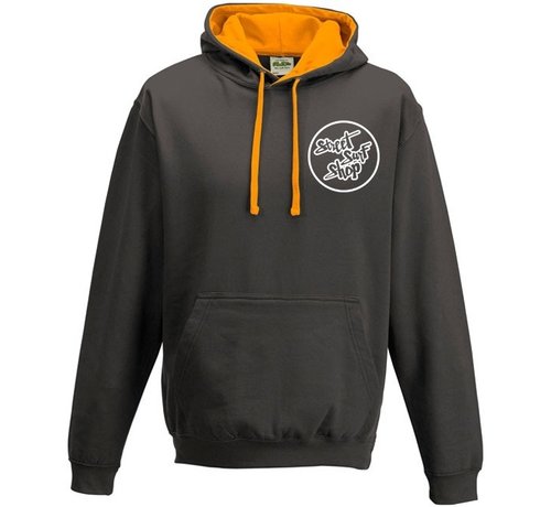 Streetsurfshop Streetsurfshop Hoodie Charcoal Orange