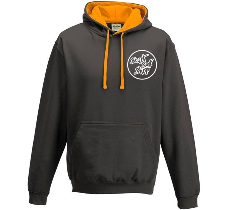 Streetsurfshop Hoodie Anthrazit-Orange