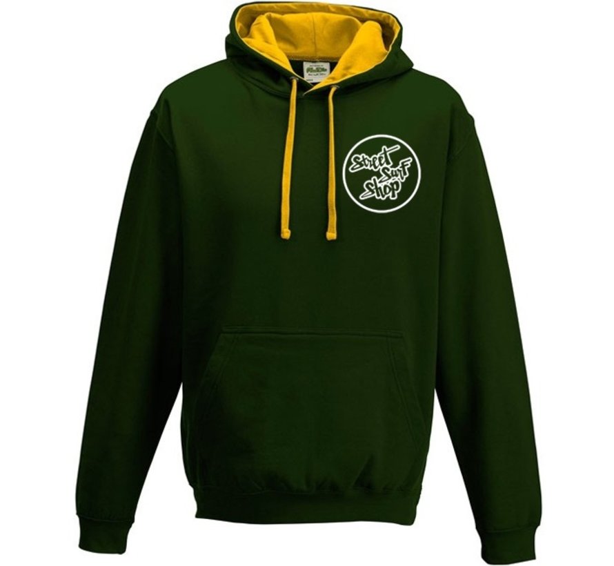 Streetsurfshop Hoodie Forest Green Gold