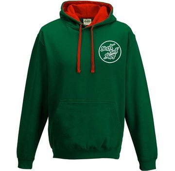 Streetsurfshop Streetsurfshop Hoodie Flaschengrün Feuerrot