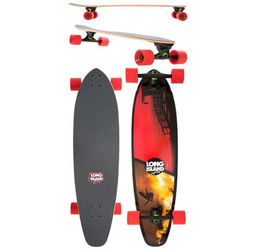 Long Island Longboard kicktail di Long Island Glass Bay