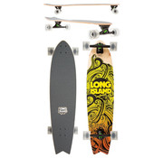 Long Island Ruote blu Long Island Whirlpool Longboard