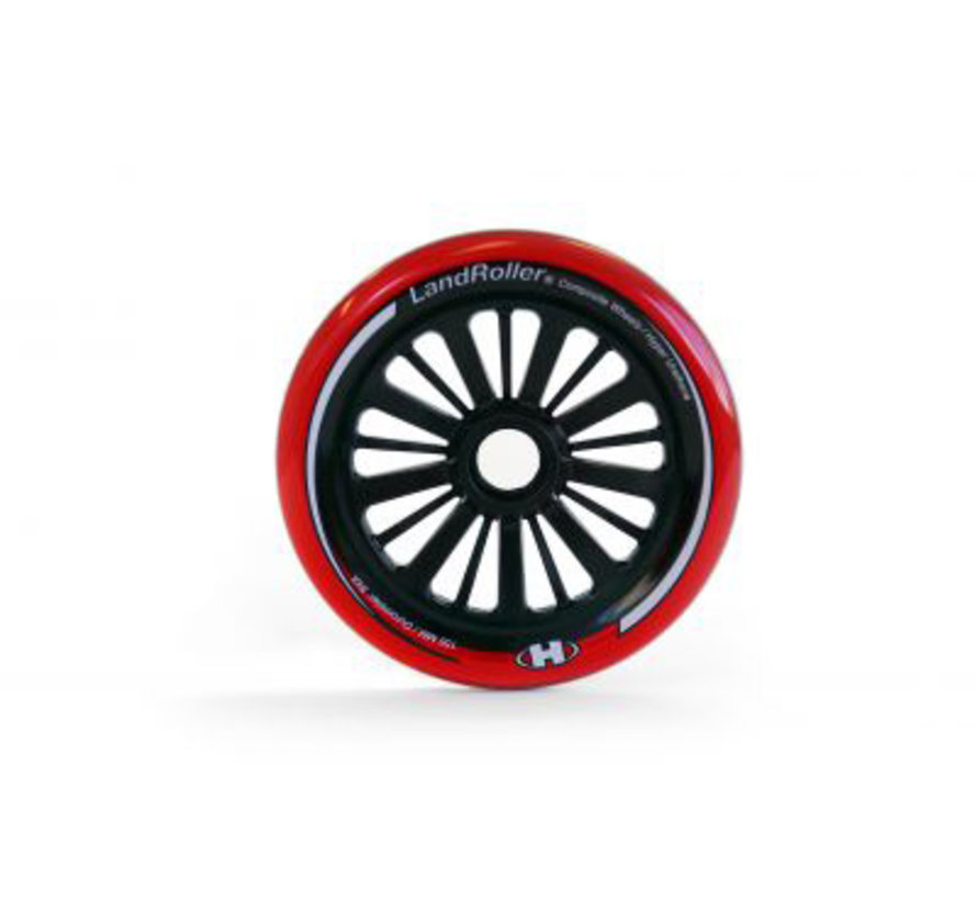 Land roller front wheel red