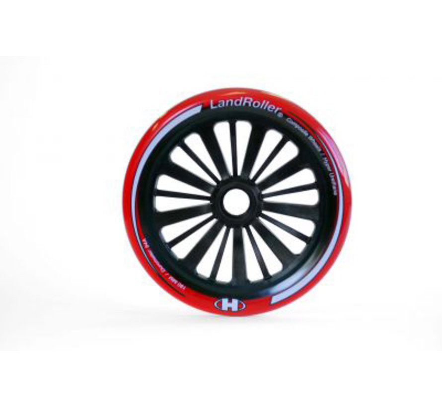 Land roller rear wheel red