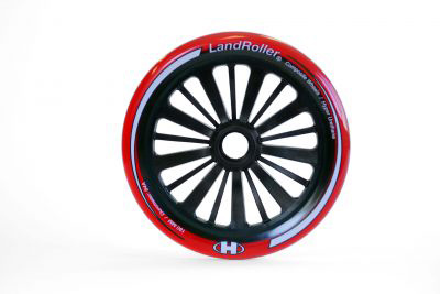 Droller Land roller rear wheel red