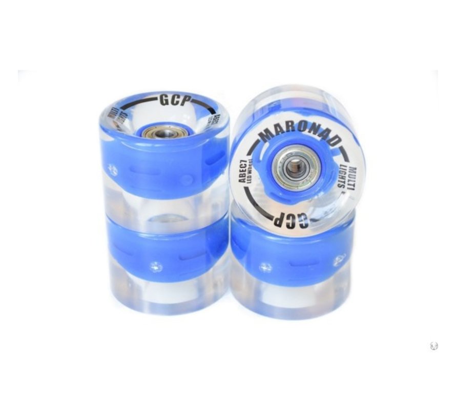 Maronad Led Penny Wheels Bleu