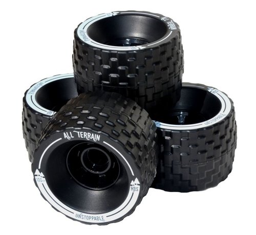 Atom MBS all terrain wheels 100mm black (4 pcs)