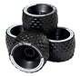 MBS all terrain wheels 100mm black (4 pcs)