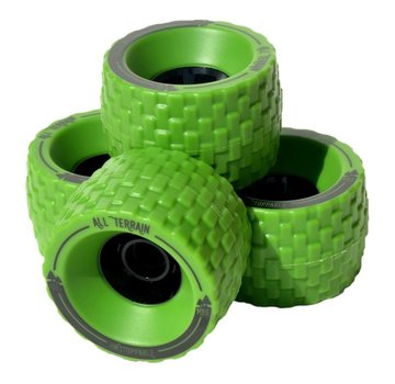 Atom MBS all terrain wheels 100mm groen