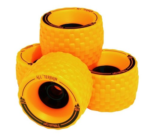 Atom  MBS all terrain wheels 100mm orange