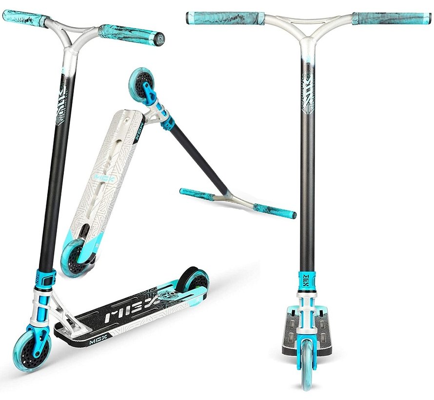 Madd Gear MGX Extreme stunt scooter Silver turquoise