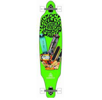 Move Green Surf Drop Through Longboard