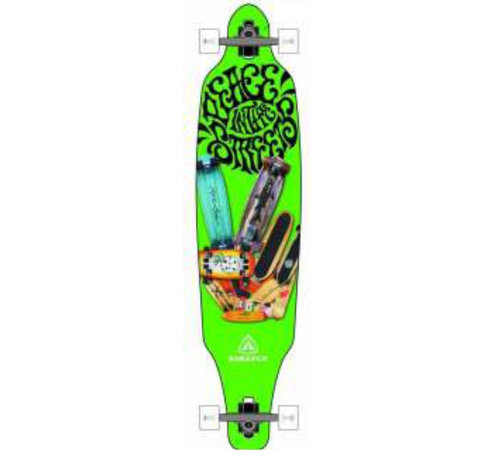 Move  Green Surf Drop Through Longboard