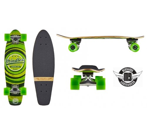 Mindless  Cruiser board Daily Stained II Green