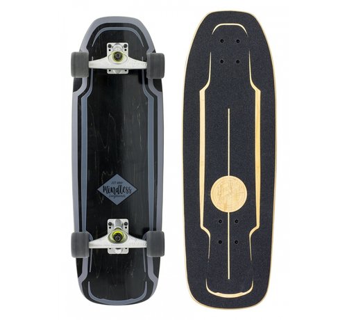 Mindless  Mindless Surf Skate Black carve board